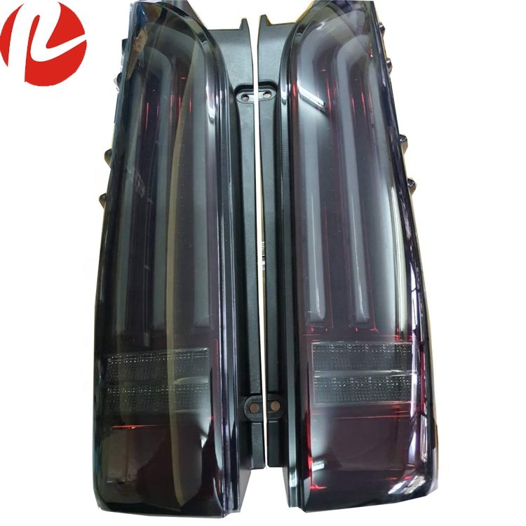 Hiace Van KDH200 LED Tail Lamp Light Red Bottom White LED Tube Smoke Cover 2005-2018